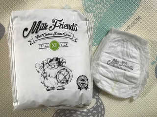 밀크프렌즈 MILK FRIENDS 쿠션 팬츠 기저귀 — 4점을 준 리뷰어가 2018년 8월 올린 사용 사진