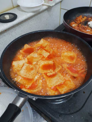 [홍코너떡볶이]옛날떡볶이 인기맛 4팩세트 — 5점을 준 리뷰어가 2019년 11월 올린 사용 사진