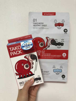 나이팅게일 TAKO PACK NOSE [문어코팩] — 4.33점을 준 리뷰어가 2018년 7월 올린 사용 사진