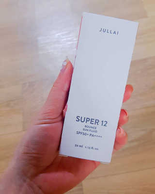쥴라이Jullai 슈퍼 12 바운스 선 플루이드 SPF50+ PA++++ — 4점을 준 리뷰어가 2019년 7월 올린 사용 사진