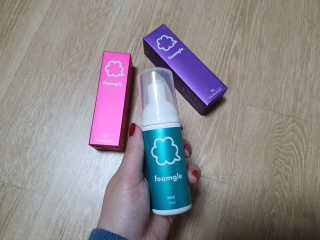 폼글 I foamgle [폼글] 거품가글 50ml 3종 - 민트, 라벤더, 라즈베리 — 5점을 준 리뷰어가 2019년 11월 올린 사용 사진