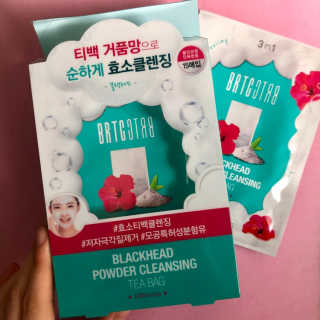 비알티씨 V10 파우더 클렌징 티백 2종 — 4.5점을 준 리뷰어가 2019년 1월 올린 사용 사진