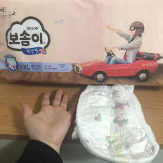 보솜이 액션핏 팬티형 — 5점을 준 리뷰어가 2019년 3월 올린 사용 사진