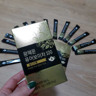 넥스트비티 왕혜문 퓨어 보이차 100 골드라벨 — 5점을 준 리뷰어가 2017년 12월 올린 사용 사진