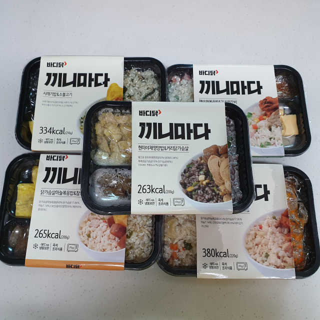 끼니마다 데일리잇 도시락 혼합 5종 리뷰 사진