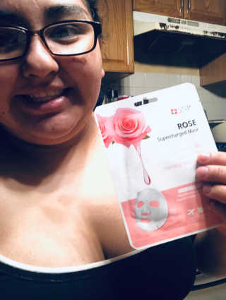 SNP Supercharged Mask_Rose Centifoli Flower — 5점을 준 리뷰어가 2019년 1월 올린 사용 사진