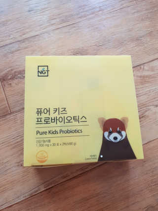 네츄럴굿띵스 퓨어 키즈 프로바이오틱스 60포 — 4점을 준 리뷰어가 2018년 9월 올린 사용 사진