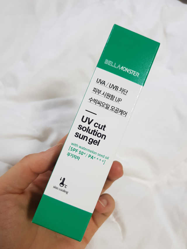 벨라몬스터 유브이 컷 솔루션 수박선젤 리뷰 사진