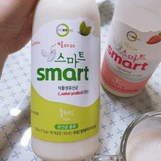 유산균하우스 프로바이오65 스마트 딸기맛, 플레인 맛 2종 랜덤 — 4점을 준 리뷰어가 2019년 6월 올린 사용 사진