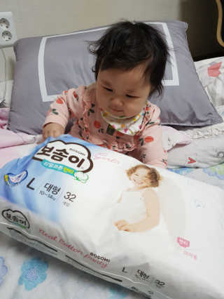 보솜이 리얼코튼 팬티형 — 4점을 준 리뷰어가 2019년 3월 올린 사용 사진