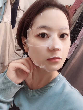 에이로 코스메틱 올인원 솔루션 마스크+모이스쳐 솔루션 마스크팩 — 5점을 준 리뷰어가 2019년 1월 올린 사용 사진