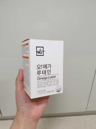 네츄럴굿띵스 오!메가루테인 60일분 — 5점을 준 리뷰어가 2019년 4월 올린 사용 사진