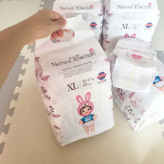 네추럴블라썸 NATURAL BLOSSOM 슈퍼 얇은 바지 기저귀 — 5점을 준 리뷰어가 2019년 1월 올린 사용 사진