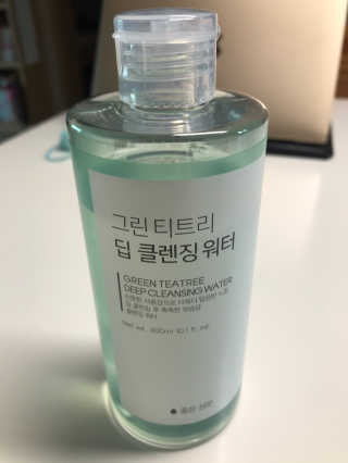 (주)에네스티 그린 티트리 딥 클렌징 워터 300ml — 2.5점을 준 리뷰어가 2019년 11월 올린 사용 사진