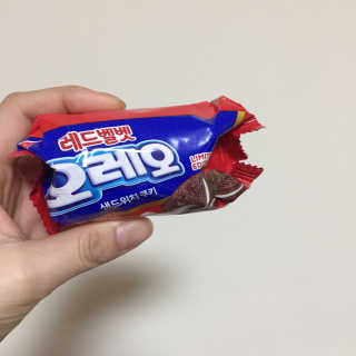 오레오 레드벨벳 — 4점을 준 리뷰어가 2018년 1월 올린 사용 사진