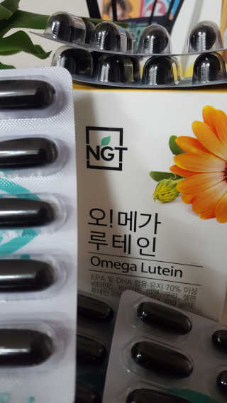 네츄럴굿띵스 오!메가루테인 60일분 — 5점을 준 리뷰어가 2019년 4월 올린 사용 사진