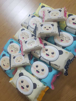 달곰이 물티슈 — 5점을 준 리뷰어가 2018년 2월 올린 사용 사진