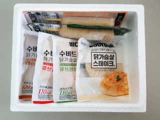 바디닭 NEW 닭가슴살 6종 세트 — 5점을 준 리뷰어가 2018년 8월 올린 사용 사진