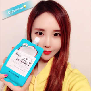 셀레뷰 슈퍼 모이스처 수딩젤 — 3.5점을 준 리뷰어가 2018년 4월 올린 사용 사진