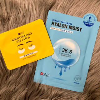 SNP Active Seal Hyalon Moist, 골드 콜라겐 눈 패치 — 3.5점을 준 리뷰어가 2019년 3월 올린 사용 사진