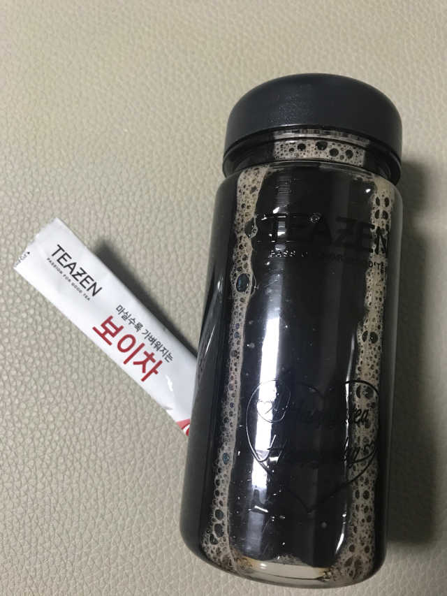 티젠 보이차 + 마이보틀 세트 리뷰 사진