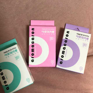 아로마카롱 천연 고체 방향제 3종 — 4점을 준 리뷰어가 2018년 9월 올린 사용 사진