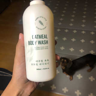 (주)에네스티 내추럴 촉촉  오트밀 바디워시 500ml — 5점을 준 리뷰어가 2019년 9월 올린 사용 사진