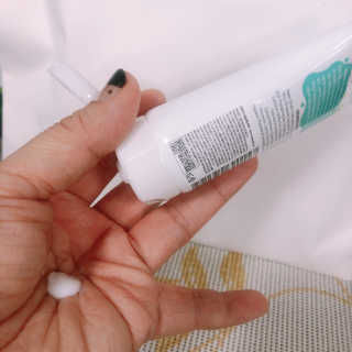 수밤키즈보습크림 45ml 1개 + 헤드투토바디워시 샘플 — 3점을 준 리뷰어가 2019년 11월 올린 사용 사진