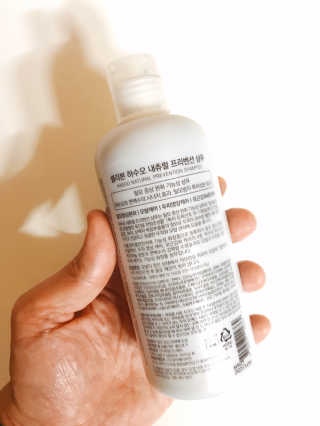 셀리본 하수오 내츄럴 프리벤션 탈모관리 샴푸 300ml — 5점을 준 리뷰어가 2019년 11월 올린 사용 사진