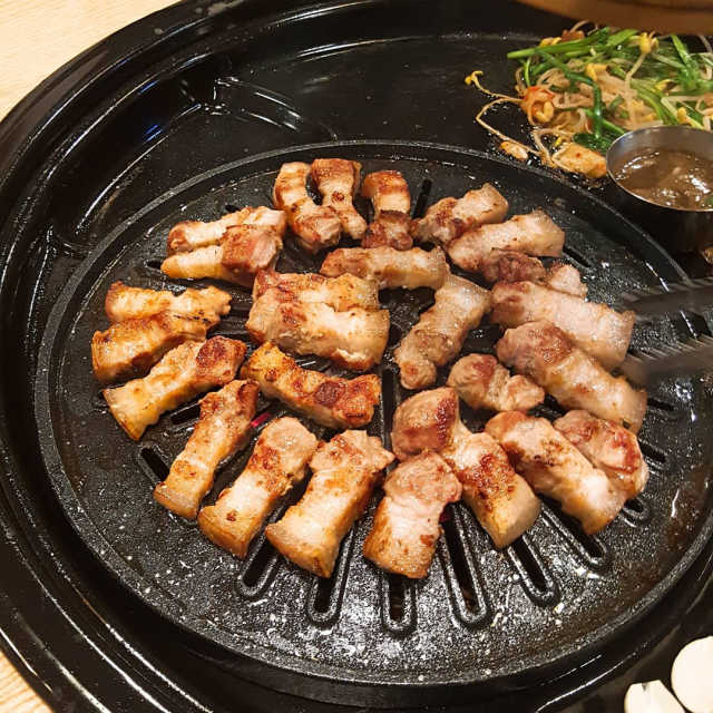 [순천 화돌농장]삼겹살 2인분 음료수1병 리뷰 사진