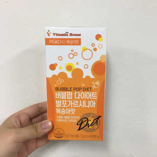 비타민하우스 버블팝 다이어트 발포가르시니아 청포도/복숭아 — 4점을 준 리뷰어가 2017년 6월 올린 사용 사진