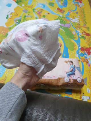 보솜이 액션핏 팬티형 — 4.5점을 준 리뷰어가 2019년 3월 올린 사용 사진