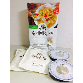 [풀무원] 사골곰탕국밥 황태해장국밥 — 5점을 준 리뷰어가 2018년 6월 올린 사용 사진