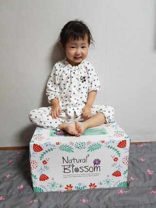 네추럴블라썸 NATURAL BLOSSOM 슈퍼 얇은 바지 기저귀 — 5점을 준 리뷰어가 2018년 10월 올린 사용 사진
