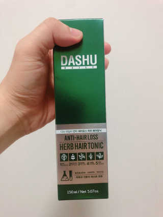 다슈코리아 다슈 데일리 안티 헤어로스 허브 헤어토닉 150ml — 5점을 준 리뷰어가 2019년 10월 올린 사용 사진