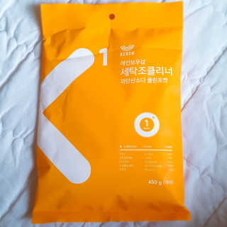 레인보우샵 올인원세탁세제,베이킹소다 스틱포6개입+세탁조클리너 — 4.83점을 준 리뷰어가 2018년 4월 올린 사용 사진