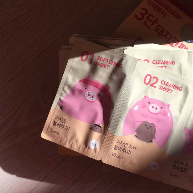 미팩토리 3단 돼지코팩 3매입 X 2 리뷰 사진