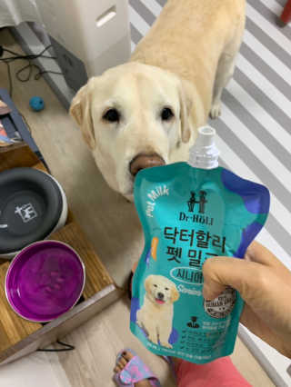 닥터할리펫밀크 8종 — 5점을 준 리뷰어가 2019년 4월 올린 사용 사진
