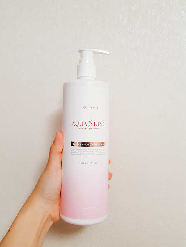 아쿠아S링 퓨어리프레싱 헤어케어 500ml 리뷰 사진