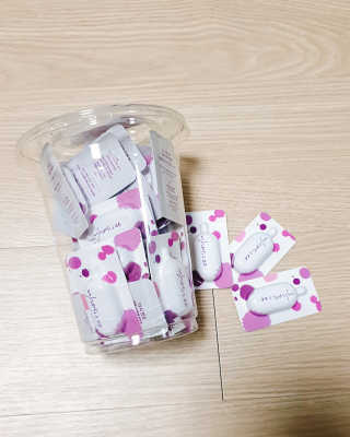 야시엔코 앰플수면팩 퍼플 — 4점을 준 리뷰어가 2019년 2월 올린 사용 사진