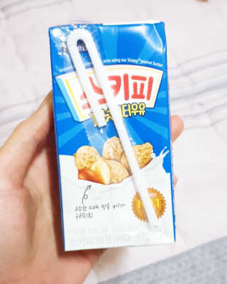 스키피피넛우유 스키피 피넛버터우유 — 5점을 준 리뷰어가 2019년 11월 올린 사용 사진