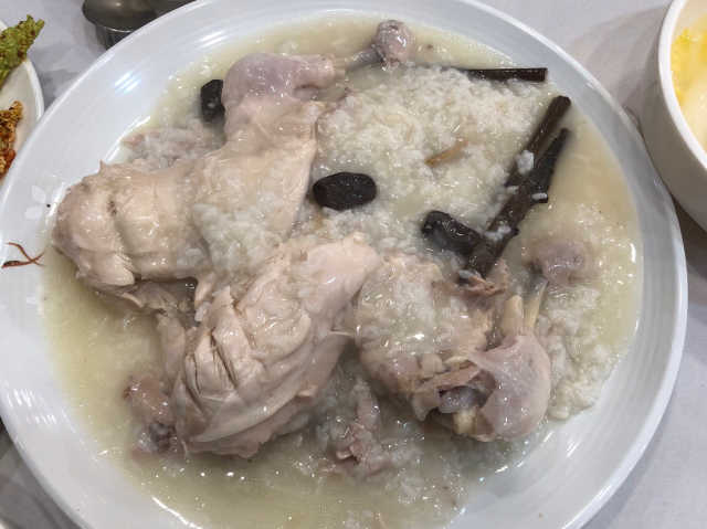 [장수촌 의왕청계점] 누룽지오리백숙 2인 리뷰 사진