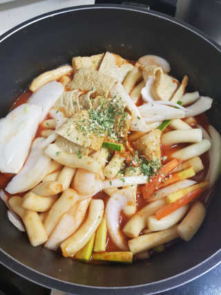 화곡미담 옛날 떡볶이 — 5점을 준 리뷰어가 2020년 2월 올린 사용 사진