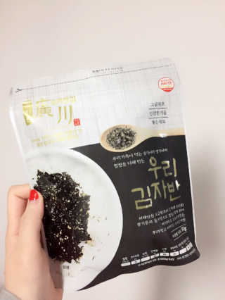 광천우리맛김 우리집밥도둑 맛있는광천김 우리김자반 50g 5봉 — 5점을 준 리뷰어가 2018년 3월 올린 사용 사진