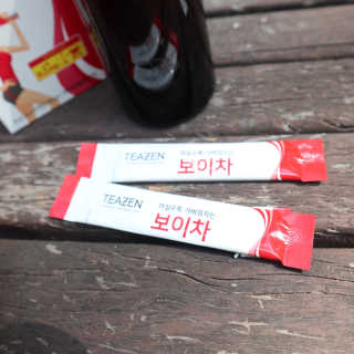 티젠 보이차 + 마이보틀 세트 — 4점을 준 리뷰어가 2018년 6월 올린 사용 사진