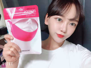 스케덤 펩타이드 리프팅밴드 — 5점을 준 리뷰어가 2019년 5월 올린 사용 사진