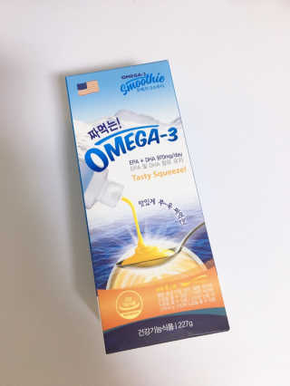 오메가-3스무디 [오메가스무디] 짜먹는 오메가3 DHA 임산부 어린이 — 5점을 준 리뷰어가 2019년 3월 올린 사용 사진