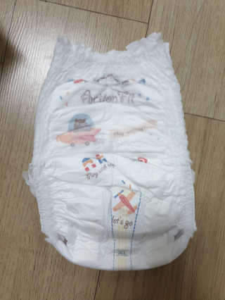 보솜이 액션핏 팬티형 — 5점을 준 리뷰어가 2019년 3월 올린 사용 사진