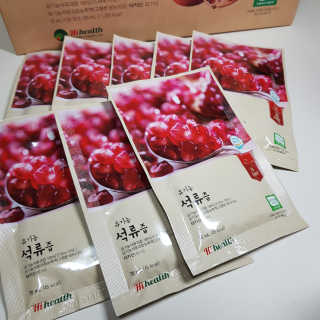 [하이헬스] 정말 진하고 맛있는 유기농 석류즙 30포 — 5점을 준 리뷰어가 2019년 11월 올린 사용 사진