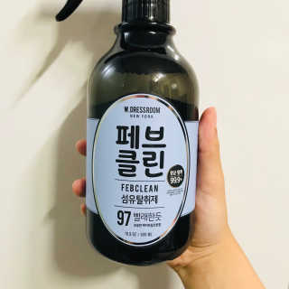 더블유드레스룸 페브클린 500ml — 4.33점을 준 리뷰어가 2018년 8월 올린 사용 사진
